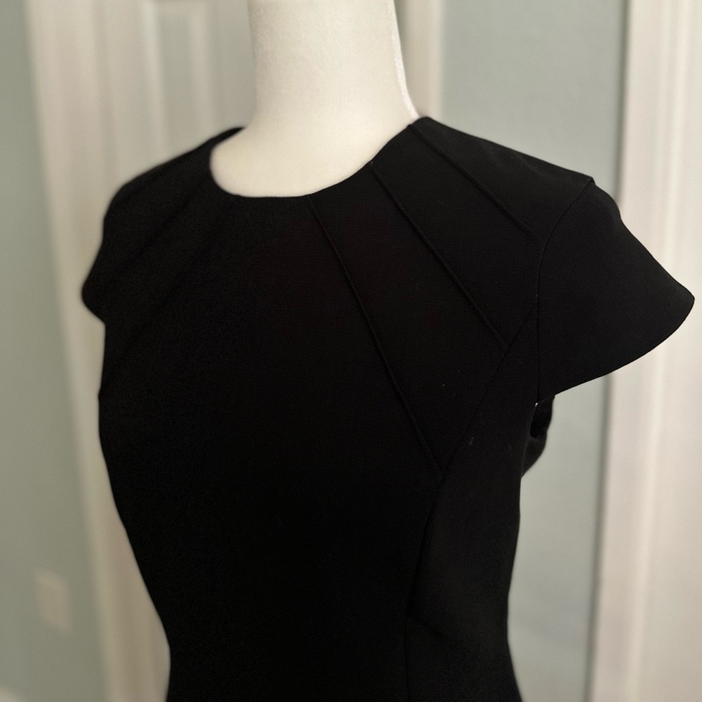NWT H&M Black Pencil Cocktail Dress Size: 8 - Picture 3 of 7